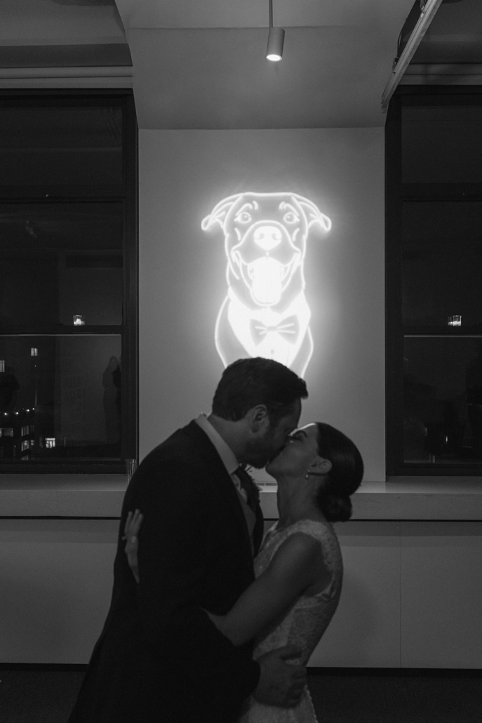Allison and Brandon Wedding - Custom Wall Projection - Tribeca Rooftop 360 - Jaymo Jaymes