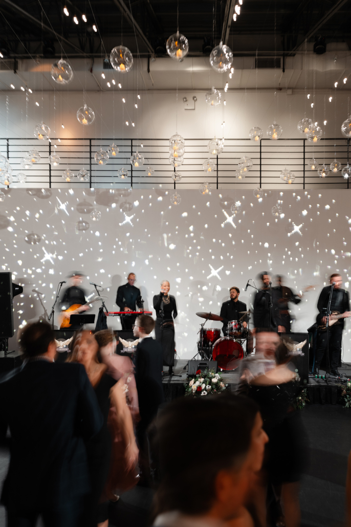 Allison and Brandon Wedding - Wedding Band Reception Atmosphere - Tribeca Rooftop 360 - Jaymo Jaymes