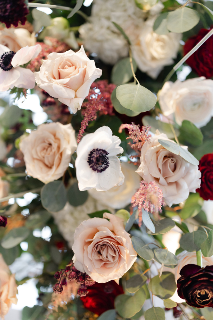 Allison and Brandon Wedding - Chuppah Detail - Tribeca Rooftop 360 - Jaymo Jaymes